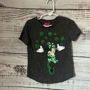 Minnie Mouse st. Patrick’s day shirt size 4/5